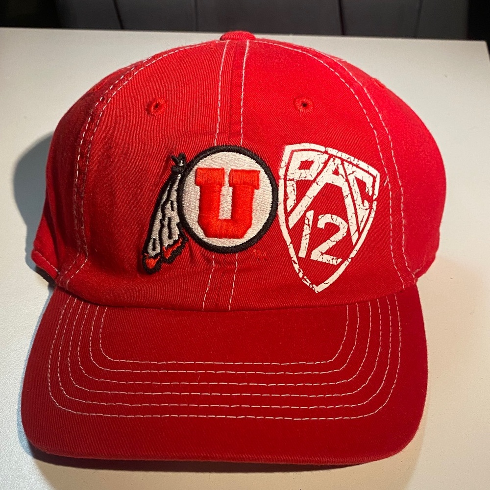 Utah Utes NCAA Top of the World Red 1Fit PAC 10 Men’s Hat Cap